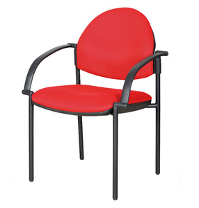 כסא אורח למשרד מרופד כולל משענות ידיים דגם רקפת מורן מיליון כסאות