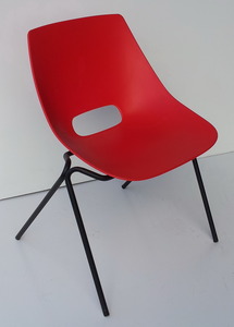 אוקי כסא אורח פלסטיק שלד שחור או ניקל מיליון כסאות