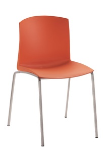 פול PULL כסא אורח פלסטיק שלד ניקל מיליון כסאות