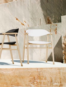 רובי כסא מסעדה PP שלד עץ בוק טבעי מיליון כסאות