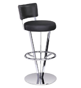 כיסא בר עם גב גבוה מרופד בדמוי עור דגם מקרנה מיליון כסאות