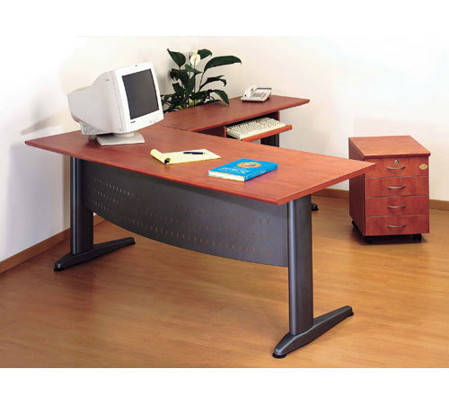 שולחן משרד/מחשב כולל שלוחה ומדף נשלף דגם אורלי 3005