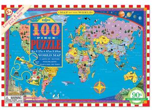 פאזל 100 חלקים - העולם EEBOO