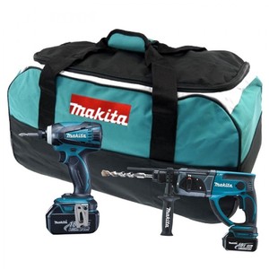 סט פטישון + אימפקט 18V DLX2166M Makita