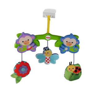 מובייל פרפר וקוף לעגלה פישר פרייס