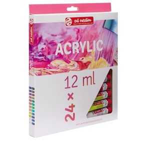 סט 24 שפורפרות צבעי אקריליק טאלנס 