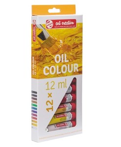 סט 12 שפורפרות צבעי שמן טאלנס 