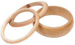 מארז 12 יחידות של 3 דוגמאות צמידים מעץ