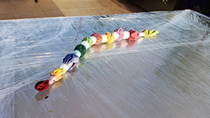 צבע ג'אוונה בטיק חום כהה