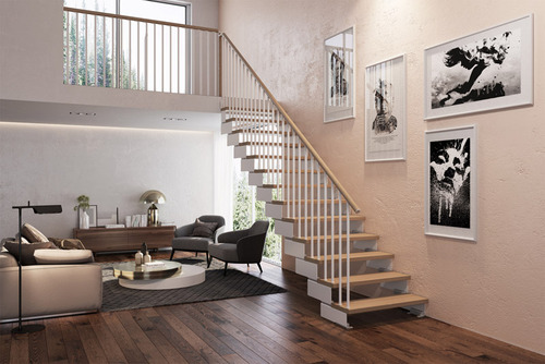 מדרגות איטלקיות מעוצבות בכל מהלך - איכות מושלמת - תוכנת תכנון מדרגות - גוף חתוך לייזר - מעקה ומאחז יד - מדרכי עץ 