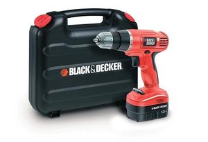 מברגה נטענת EPC12CAK 12V במזוודה Black+Decker