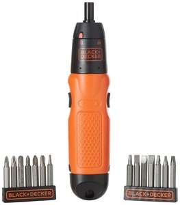 מברגה קומפקטית נטענת A7073 6V Black+Decker
