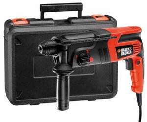 פטישון לקידוח קל בבטון ובממ"ד KD855KA 550W Black+Decker