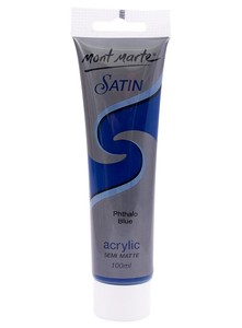 צבע אקריליק 100 מ"ל Phthalo Blue 0006