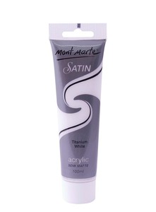 צבע אקריליק 100 מ"ל Titanium White 00010