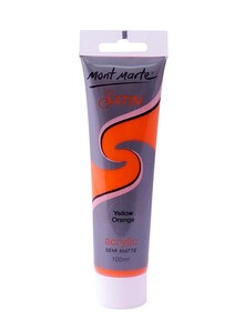 צבע אקריליק 100 מ"ל Yellow Orange 0022