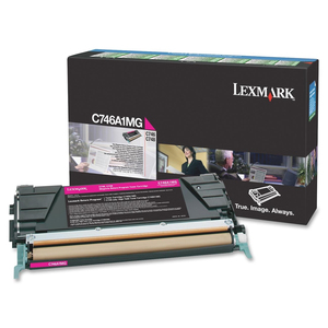 טונר מקורי אדום למדפסת LEXMARK C746