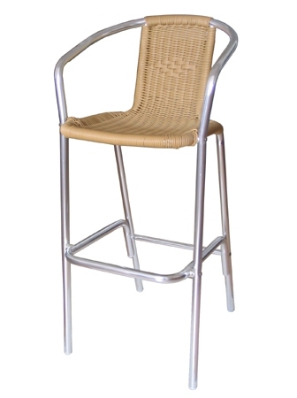 כסא בר אפריקוט צינור עגול