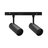 ספוט לד שחור לפס צבירה מגנטי TIKTOK SPOT 2X8W 3CCT NISKO