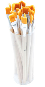 מארז 25 מכחולים שיער ג'נג'י #8