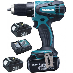 מברגה/מקדחה 18V DDF456RFE3 Makita