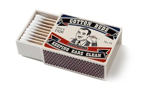 קופסה לאחסון מקלות אוזניים