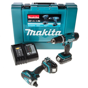 סט מקדחה + אימפקט 18V DLX2020YX1  Makita