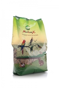 תערובת לציפורי אהבה/קוקוטיל 20 ק"ג מדיוניקס