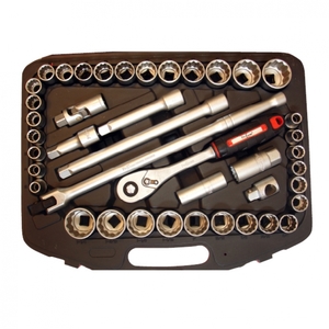 סט בוקסות 42 חלקים 12 צלעות מ"מ +  אינטשי במארז פלסטיק Profxene