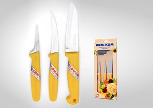 שלישיית סכיני גילוף KOM-KOM C 