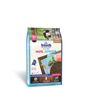 בוש מזון יבש לגורי כלבים גזע קטן-עוף 3 ק"ג