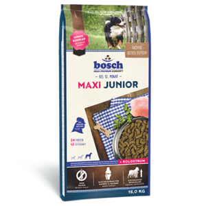 בוש מזון יבש לגורי כלבים גזע גדול-עוף 15 ק"ג