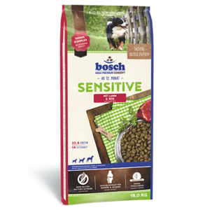 בוש מזון יבש לכלבים בוגרים - סנסטיב כבש 3 ק"ג