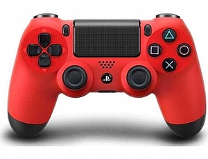 בקר אלחוטי אדום PS4