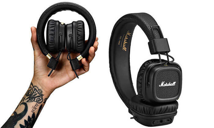 אוזניות Marshall Major 2 Bluetooth Bluetooth