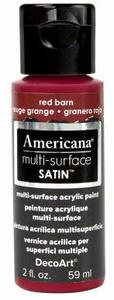 צבעי אקריל אמריקנה מולטיסרפייס 59 מ"ל Red Barn DA507