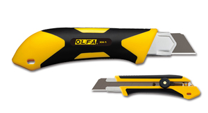 סכין רחב וחזק במיוחד עם ידית גריפ 25 מ"מ Heavy duty   OLFA