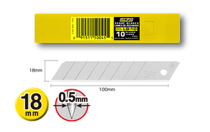 10 להבים לסכין רחב  OLFA