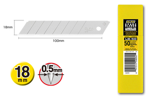 50 להבים לסכין רחב (7 שבירות) OLFA