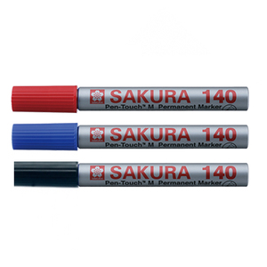 טוש סימון פרמננטי ראש שטוח SAKURA