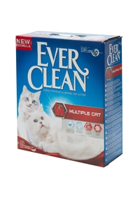 חול לחתולים אוור קלין Ever Clean מולטי-קט-פס אדום-10 ליטר 