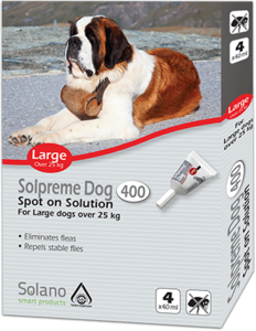 סולפרם - טיפות נגד פרעושים לכלב במשקל מעל 25 ק"ג