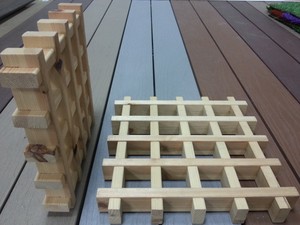 סבכת עץ משרביה להתקנה הרכבה עצמית - גודל עין 40 מ"מ - ייצור למידה 