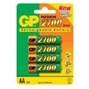 4 סוללות נטענות GP 2700mAh AA ג'י פי סללות
