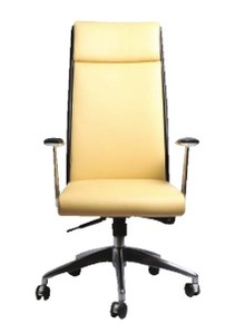 קסטרו מנהל גבוה דמוי עור רגל כרום מנגנון סנכרוני מיליון כסאות