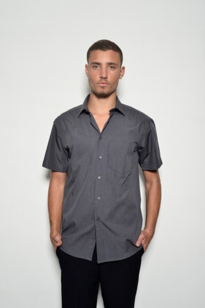 חולצת BUTTON FREE שרוול קצר