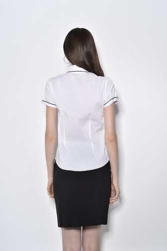 חולצת נשים קישוט שחור 