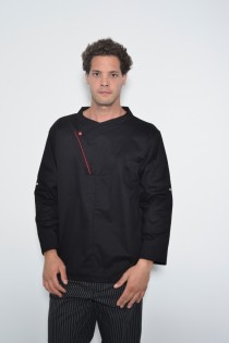 טוניקה טבח עם קישוט אדום