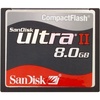 SANDISK Compact Flash Ultra II X100  8GB  סנדיסק