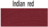 Rembrandt ACRYLIC COLOURS - 347 -  Indian red